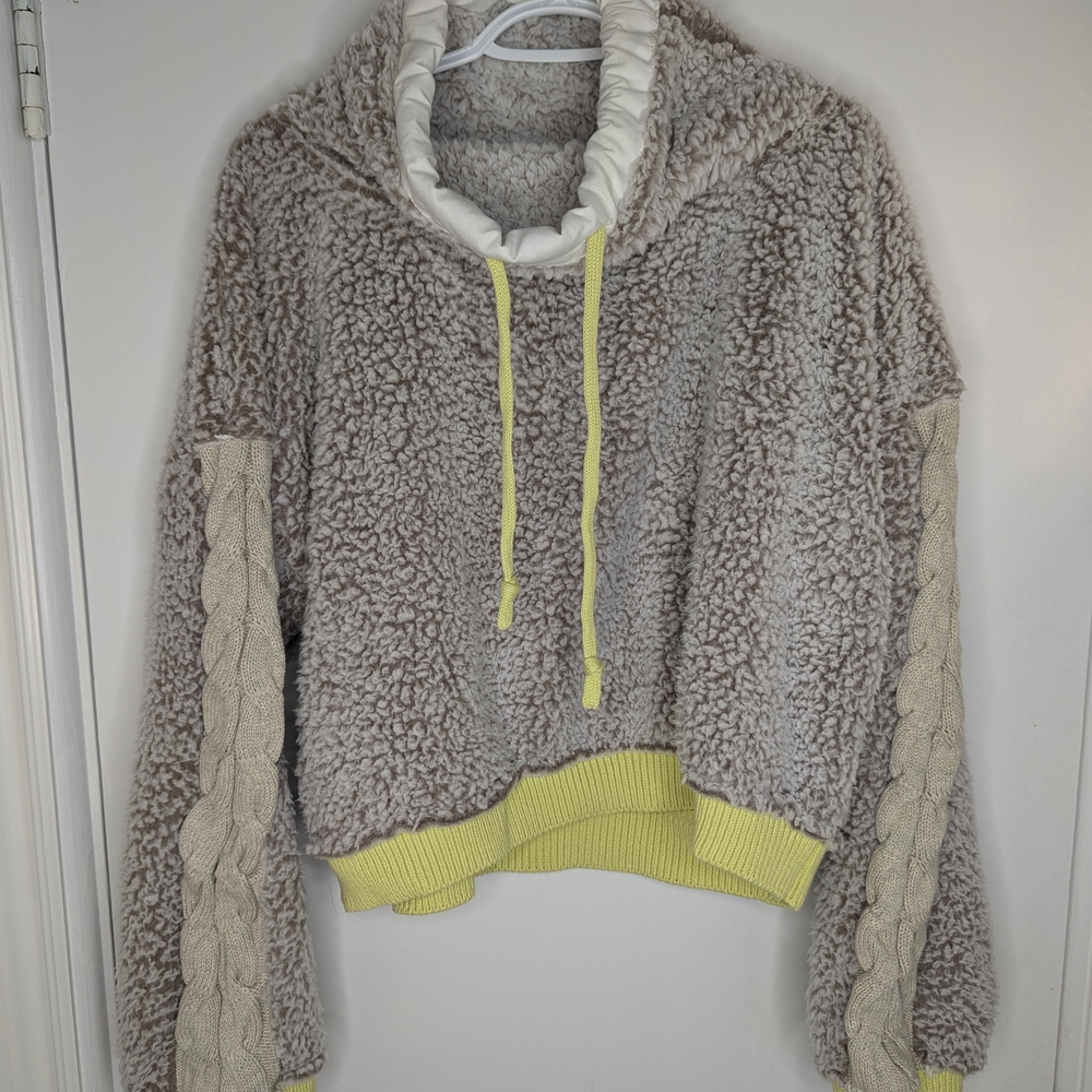 FREE PEOPLE COWL NECK PULL OVER WOMENS SIZE LARGE